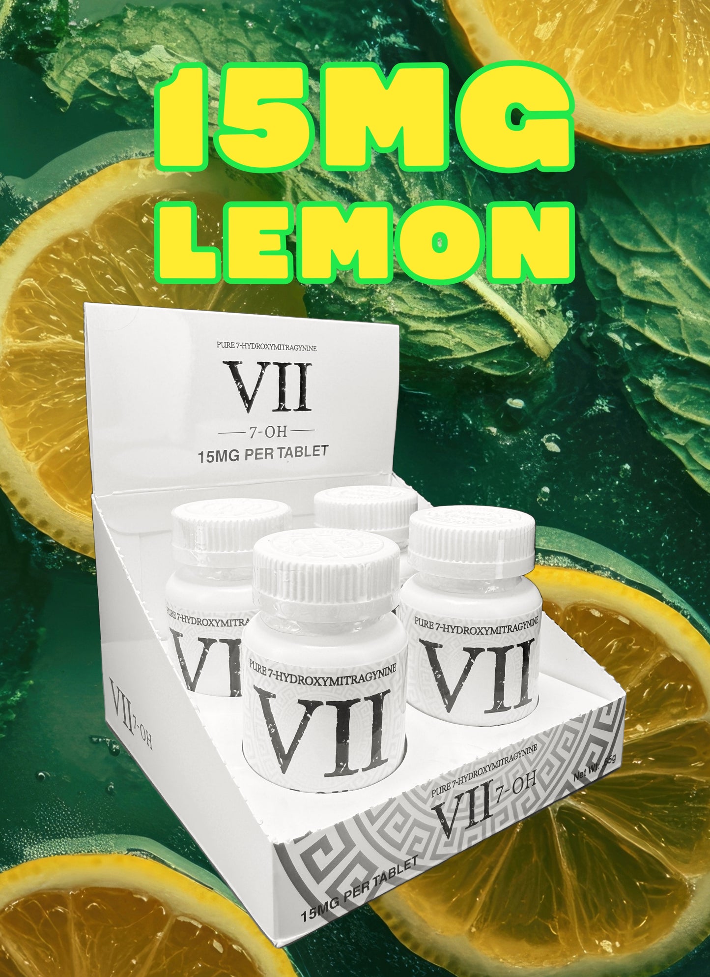 15MG BOTTLE BOX 100 COUNT VII  BOTTLE